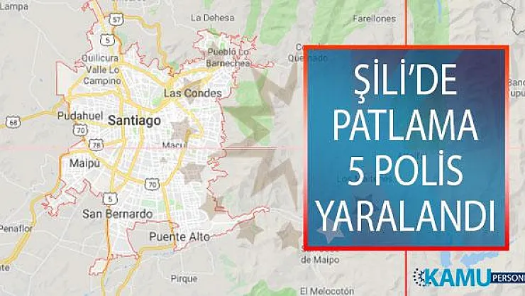 Şili'nin Başkenti Santiago'nun Huechuraba'da Polis Karakoluna Bombalı Saldırı! 5 Polis Ağır Yaralı