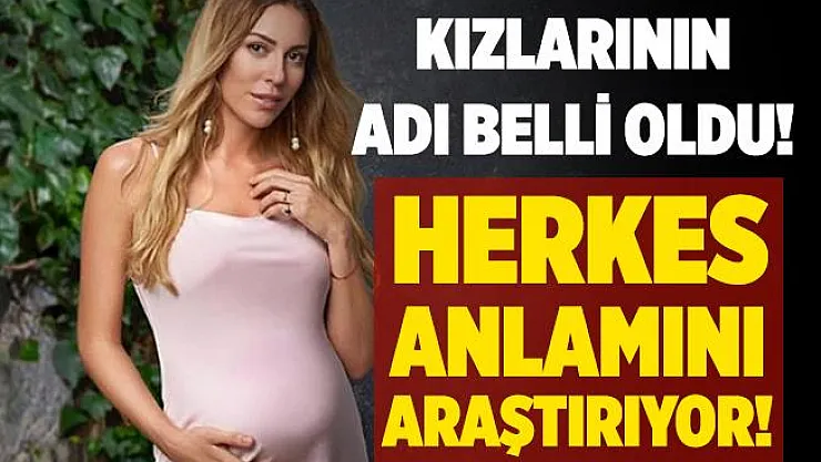 Sinem Kobal ve Kenan İmirzalıoğlu çiftinin kızlarının ismi belli oldu! Herkes anlamını araştırıyor! Sinem Kobal ve Kenan İmirzalıoğlu bebeğinin adı ne?