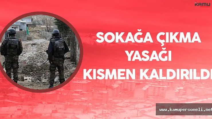 Şırnak'ta Sokağa Çıkma Yasağı Kısmen Kaldırıldı