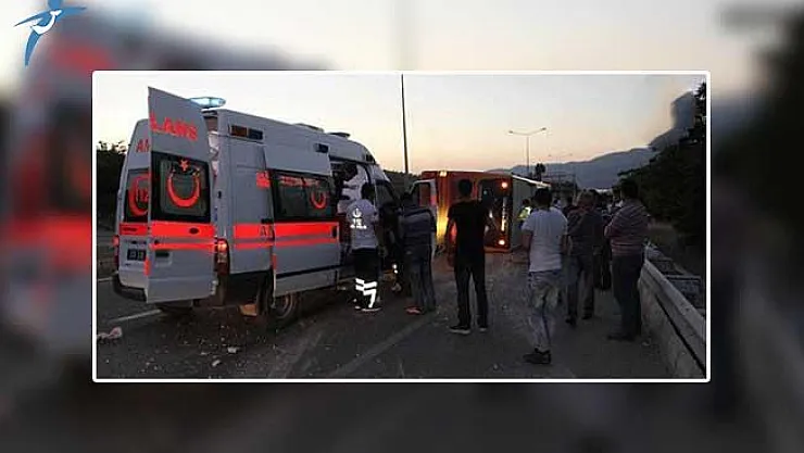 Şırnak'ta Yolcu Otobüsü Faciası ! Çok Sayıda Yaralı Var