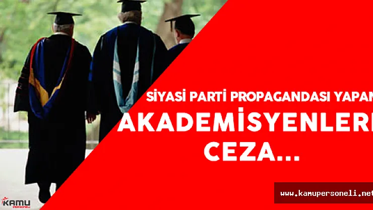Siyasi Parti Propagandası Yapan Akademisyenin İşi Zor