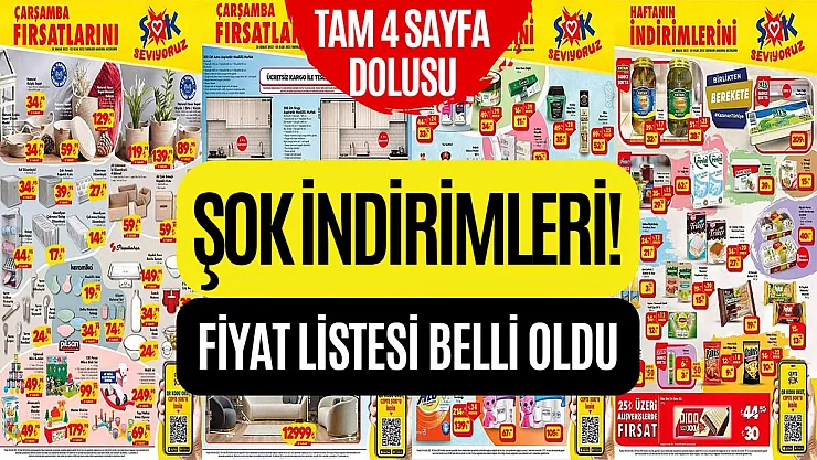 ŞOK aktüel ürünler bu hafta bomba gibi geliyor! Tam liste yayımlandı: ŞOK indirimli ürünler