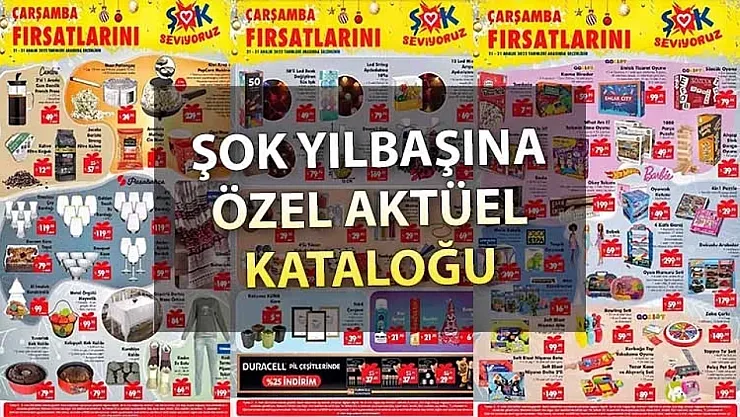 Şok Market Yılbaşı Kataloğu Ile Evleri Aydınlattı: Dekoratif Led'ler, Kokina Çiçeği, Oyuncaklar Ucuzluk Kasırgası Yarattı!