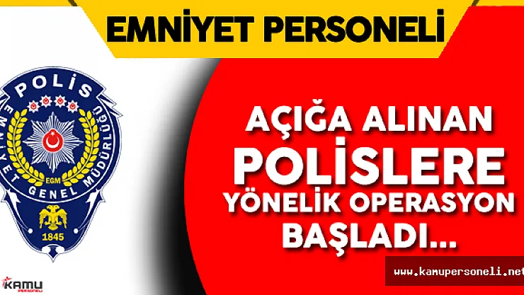 Son Dakika: Açığa Alınan Polisler için Operasyon Başlatıldı