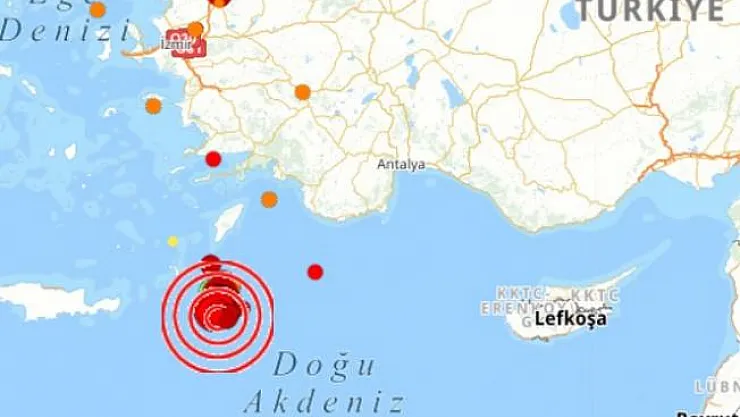 Son dakika Akdeniz beşik gibi sallanıyor: 20 dakikada 7 deprem oldu!
