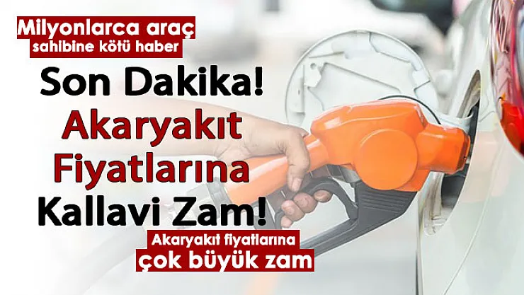 Son dakika: Araç sahiplerine kötü haber paylaşıldı! Bu gece yarısı geçerli, akaryakıt fiyatlarına kallavi zam geliyor