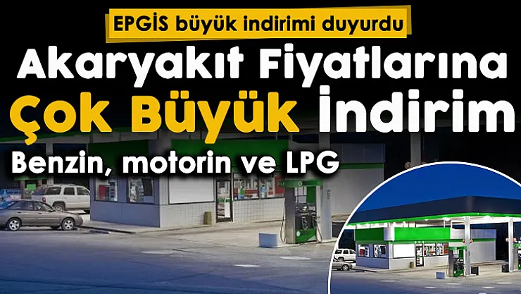 Son dakika araç sahiplerine müjde! Benzin, motorin ve LPG! Akaryakıt fiyatlarına çok büyük indirim geldi