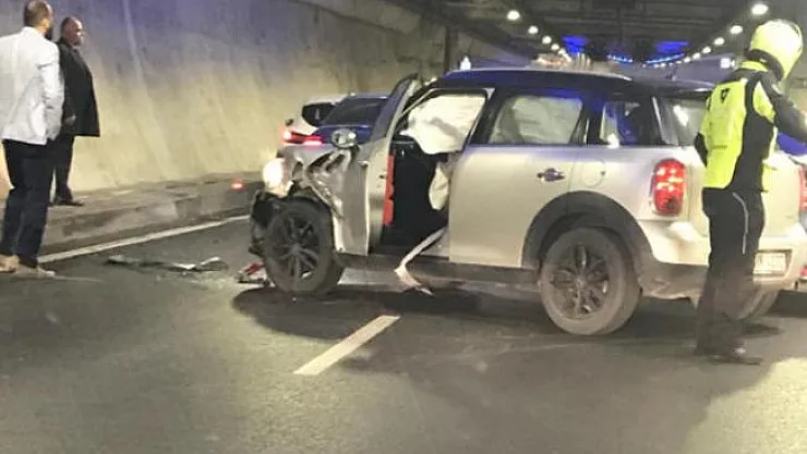 SON DAKİKA...Avrasya Tüneli'nde kaza