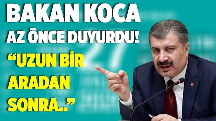 Son dakika Bakan Koca 27 Eylül koronavirüs verilerini açıkladı! Uzun bir aradan sonra..