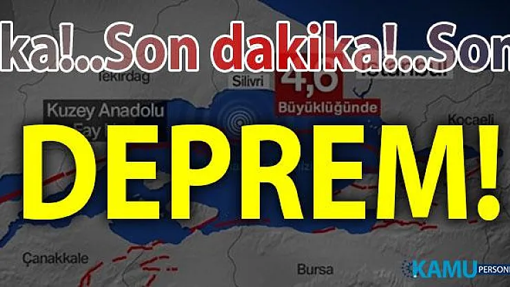 Son dakika bir deprem sarsıntısı daha!.. İstanbul'un ardından bir deprem de Ege'de meydana geldi