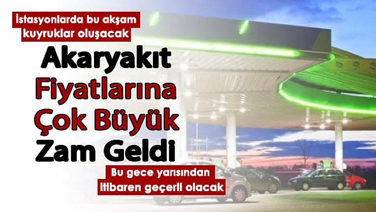 Son dakika: Bu akşam istasyonlarda kuyruklar oluşacak! Benzin, motorin ve LPG dikkat! Akaryakıta büyük zam geldi