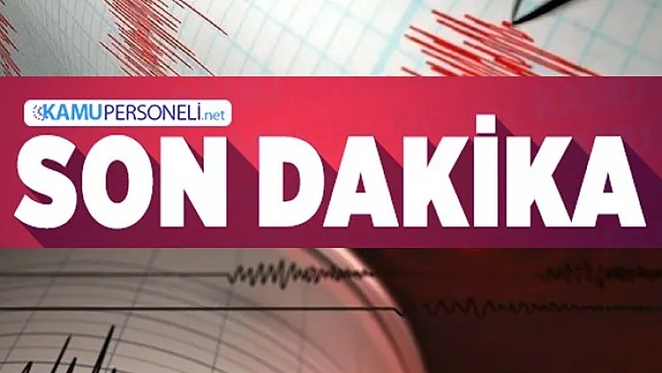Son dakika deprem oldu! 5,4 şiddetinde deprem meydana geldi: İşte depremin merkez üssü