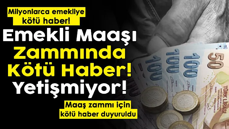 Son dakika! Emekli maaşlarına yapılacak zam için kötü haber: Yetişmiyor!