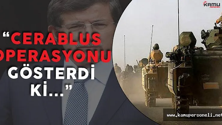 Son Dakika: Eski Başbakan Davutoğlu'ndan Suriye Açıklamaları