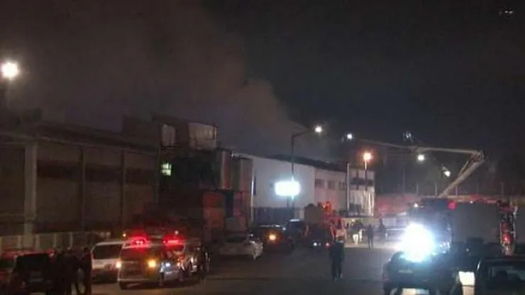 Son Dakika Fabrika Yangın Haberleri- İstanbul Tuzla'da Boya fabrikasında Yangın
