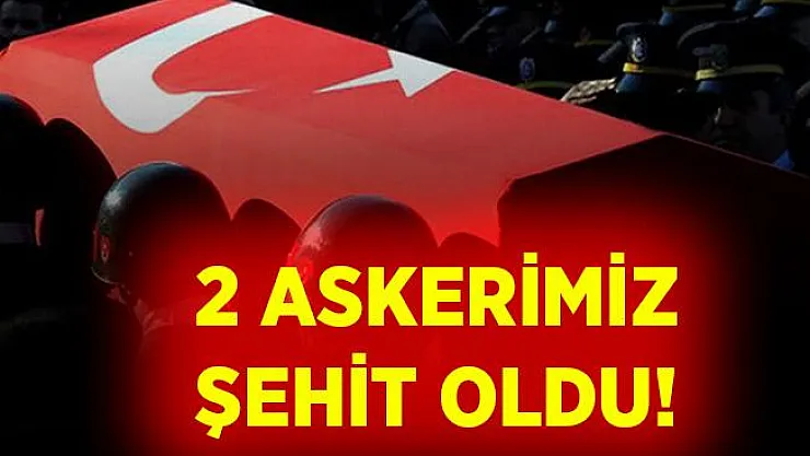 Son dakika Hakkari Çukurca'da 2 askerimiz şehit düştü!