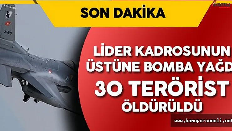 Son Dakika ! Irak'ta Teröristlerin Lider Kadrosunun Üzerine Bomba Yağdı