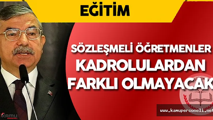 Son Dakika: İsmet Yılmaz 'dan Sözleşmeli Öğretmen Ataması Hakkında Açıklamalar