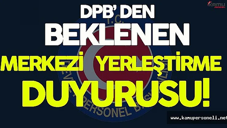 Son Dakika: KPSS 2016 2 Merkezi Yerleştirme Takvimi Güncellendi