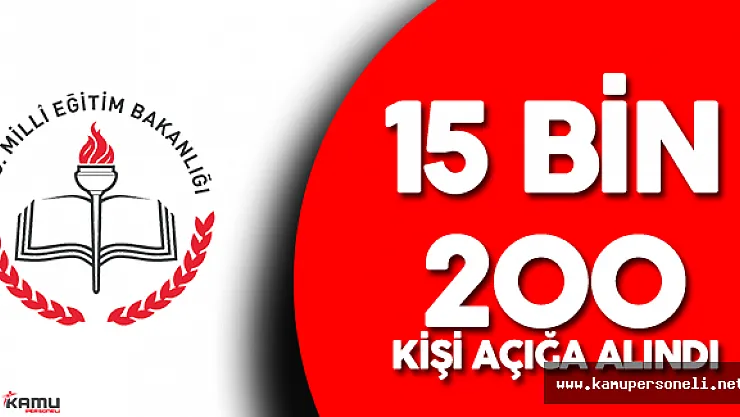 Son Dakika: MEB 'de Deprem ! 15 Bin 200 Personel Açığa Alındı