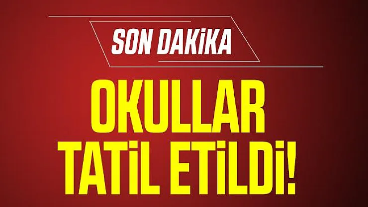 Son dakika okullar tatil etildi! Cumhurbaşkanlığı Sözcüsü İbrahim Kalın detayları açıkladı