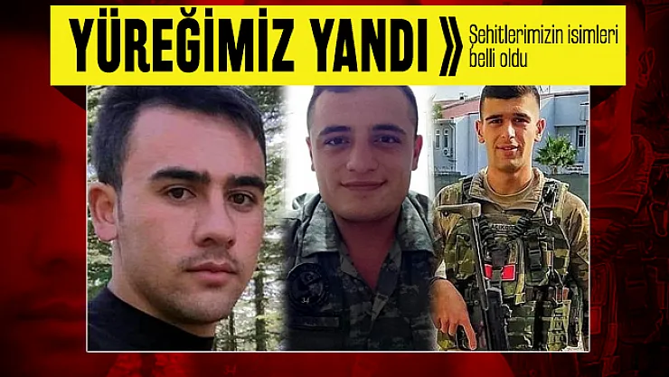 Son dakika şehit düşen askerlerimizin isimleri açıklandı! Suriye'de şehit düşen askerlerin isimleri belli oldu