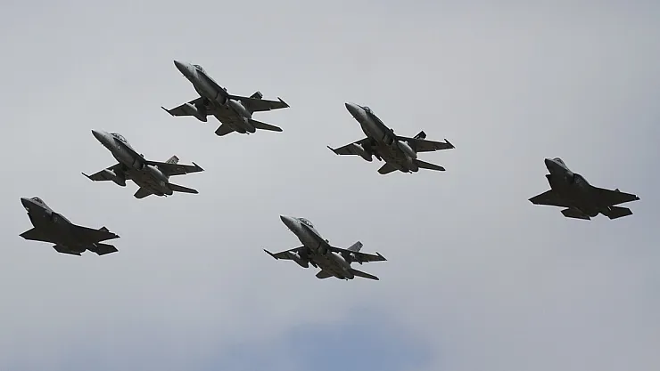 Son dakika tam 40 savaş uçağı birden havalandı!
