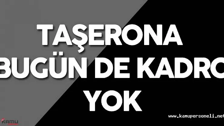 Son Dakika: Taşeron Kadro Düzenlemesi Meclise Bir Türlü Gelemedi