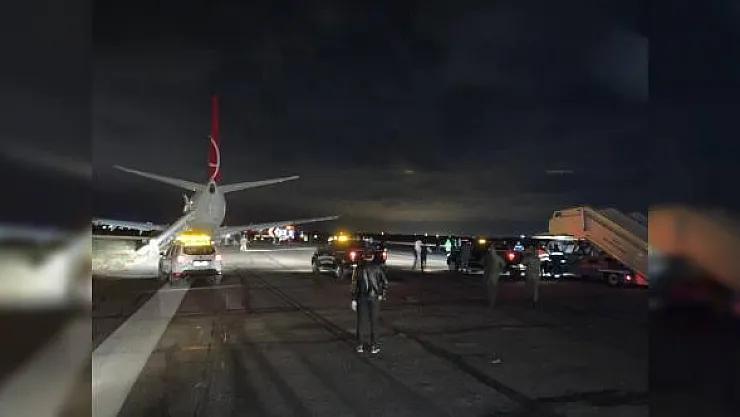 Son dakika! Türk Hava Yolları uçağı pistten çıktı!