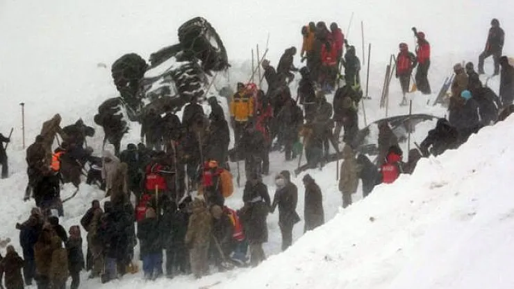 Son dakika... Van için 3.çığ uyarısı!