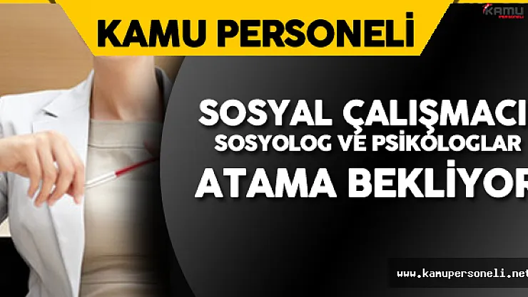 Sosyal Çalışmacı, Sosyolog ve Psikologların Atama Beklentisi