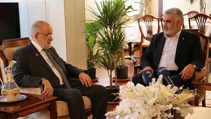 SP Lideri Karamollaoğlu Hüda Par Genel Başkanı İle Bir Araya Geldi