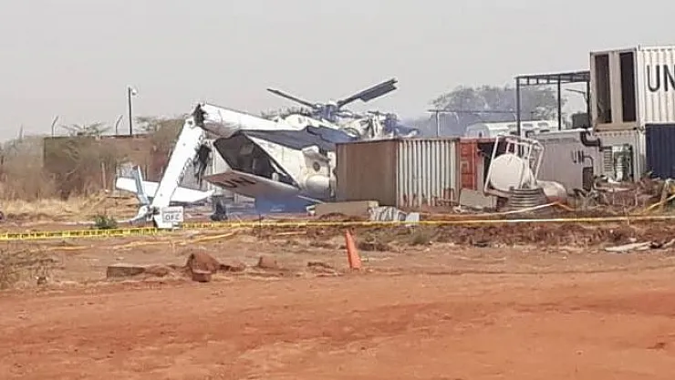Sudan'da BM helikopteri düştü: 3 ölü, 10 yaralı