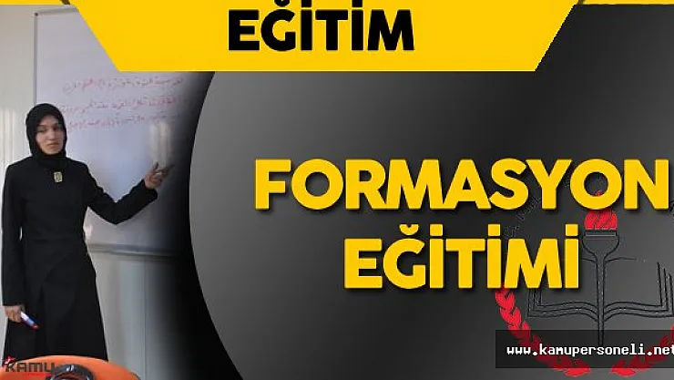 Suriyeli Öğretmenlere Formasyon Eğitimi Verilecek