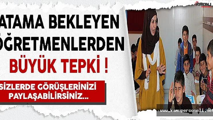 Suriyeli Öğretmenlerin Göreve Başlaması Atama Bekleyen Öğretmenlerin Tepkisini Çekti