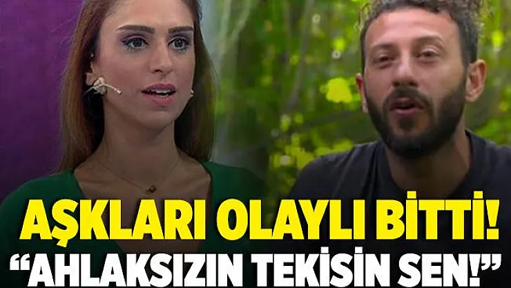 Survivor Ardahan ve Tuğçe Ergişi aşkında olaylı son! Ahlaksızın tekisin sen!