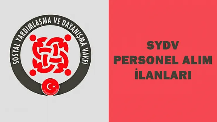 SYDV Personel Alımı Yapan Yerler (24 Mart 2016)
