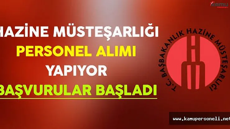 T.C. Başbakanlık Hazine Müsteşarlığı Personel Alımı Yapıyor