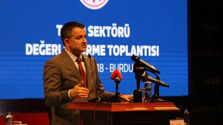 Tarım ve Orman Bakanı Bekir Pakdemirli'den üreticilere müjde