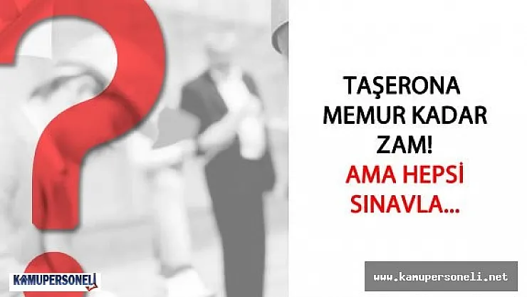 Taşeron Memur Kadar Maaş Zammı Alabilecek ( Taşeron Son Dakika Gelişmeleri - Nisan 2016)