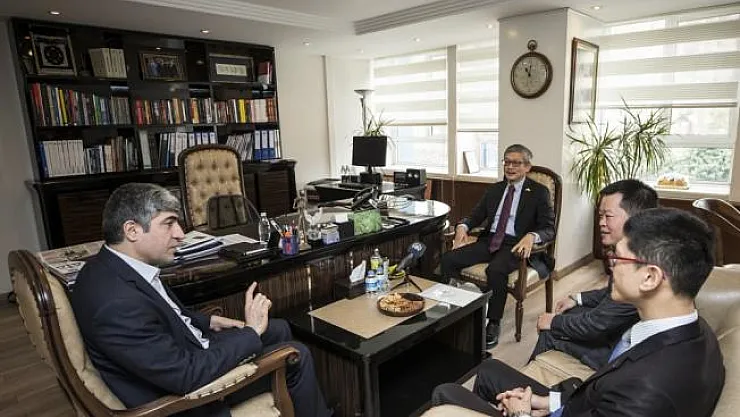 Tayvan heyetinden AA'ya ziyaret