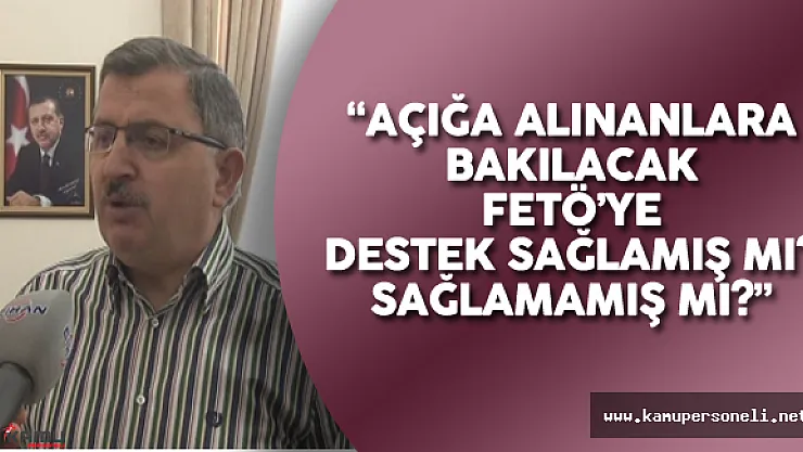 TBMM İdari Amiri: " Açığa Alma İşlemleri Hüküm Değil..."
