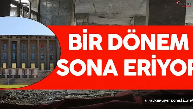 TBMM Şu Aralar Şantiye Gibi ! O Bina Yıkılıyor