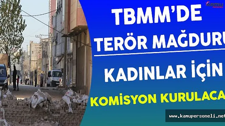 TBMM Terör Mağduru Kadınlar İçin Komisyon Oluşturacak !