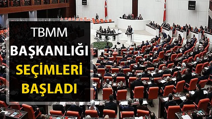 TBMM Yeni Başkan Seçimi Yapılıyor