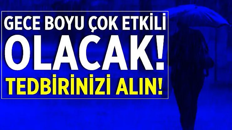 Tedbirinizi alın! Çok etkili gök gürültülü sağanak yağış geliyor!