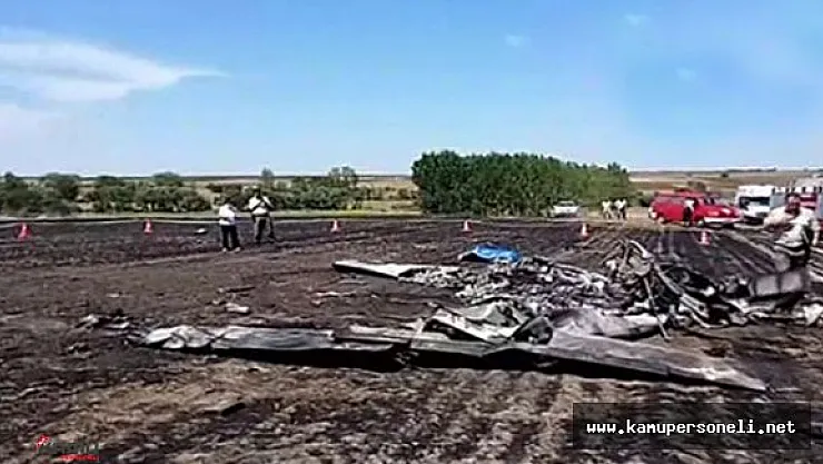 Tekirdağ'da Eğitim Uçağı Düştü