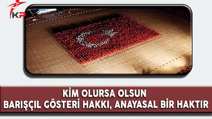 The Times: 'Kim Olursa Olsun Barışçıl Gösteri Hakkı, Anayasal Bir Haktır"