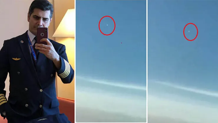 THY pilotu o cismi cep telefonuna kaydetti: &quotHayatımda ilk defa böyle bir şey gördüm"