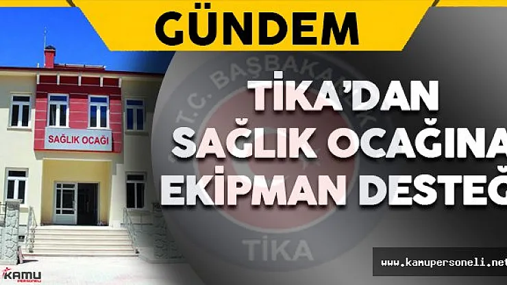 TİKA'dan Karadağ'daki Sağlık Ocağına Ekipman Desteği